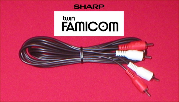 6Ft AV Audio Video RCA TV Cable for Sharp Nintendo Twin Famicom