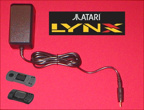 ATARI LYNX ACアダプタ付き 9V AC Adapter Power Supply Cord Plug for Atari Lynx I & II
