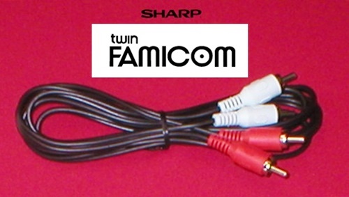 6Ft AV Audio Video RCA TV Cable for Sharp Nintendo Twin Famicom